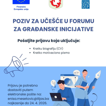 Poziv za učešće u forumu za građanske inicijative